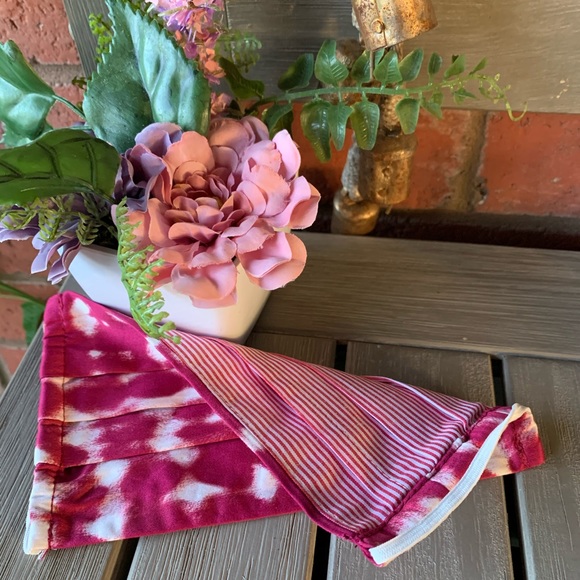 Tie Dye Fashion Filter Pocket Luxury Face Mask - Picture 3 of 10